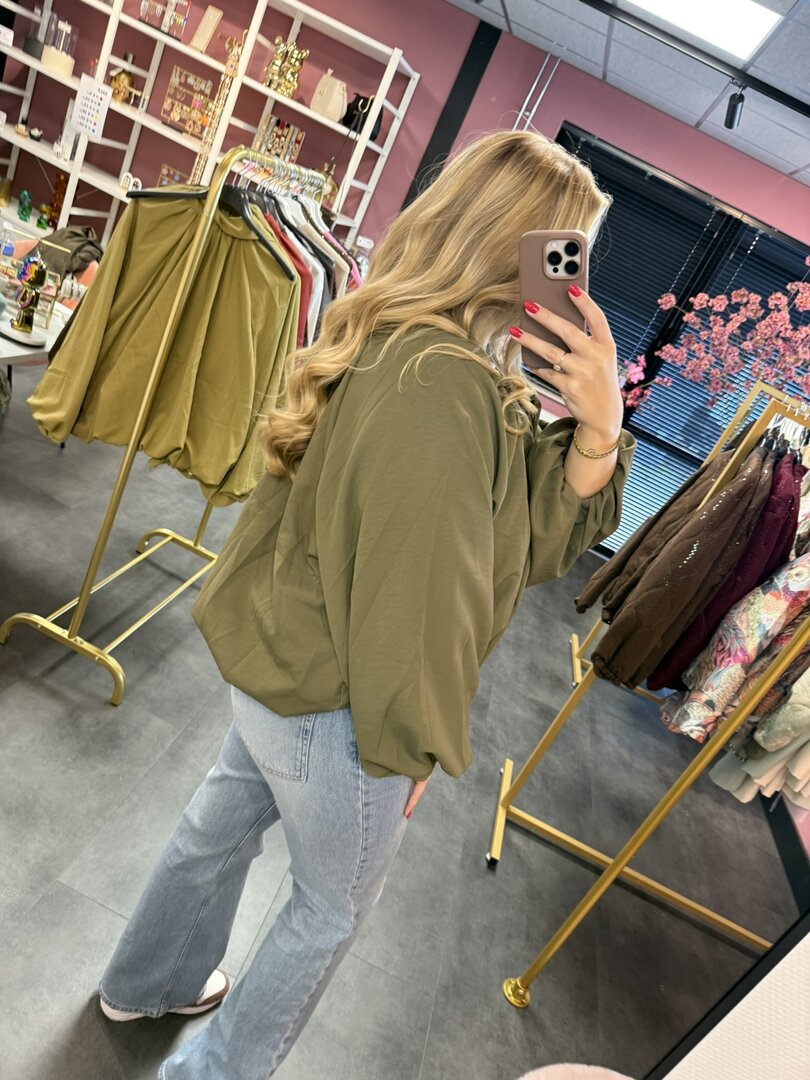 Ambika | jacket Maud army groen