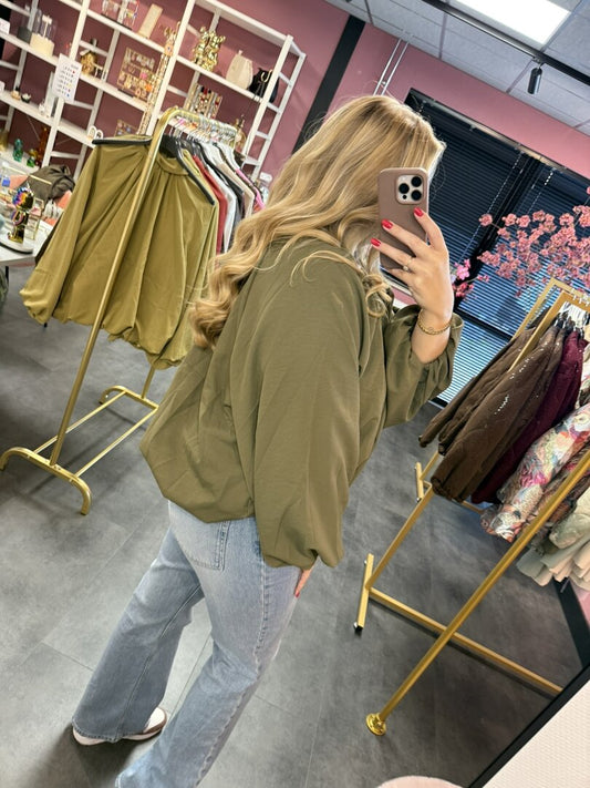 Ambika | jacket Maud army groen