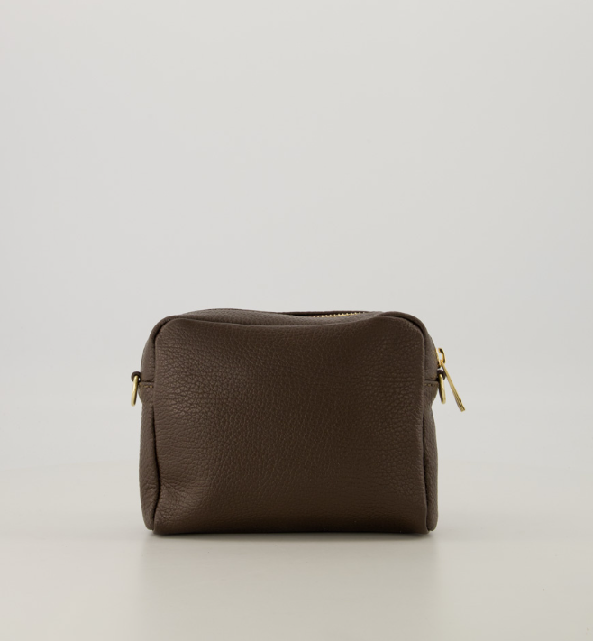 Lederen tas Jacine bruin