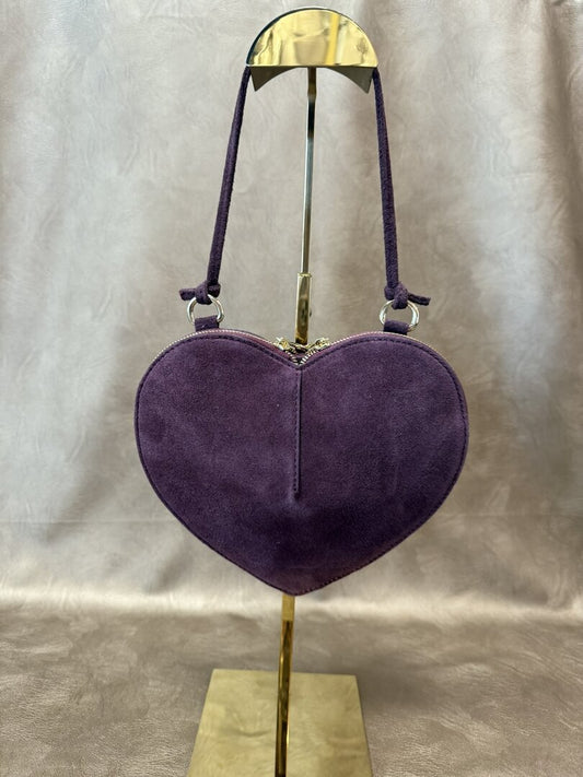 Hart tas Lamour suede bordeaux