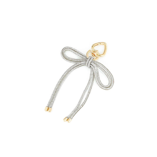 Tas / sleutel hanger "Strik" Zilver