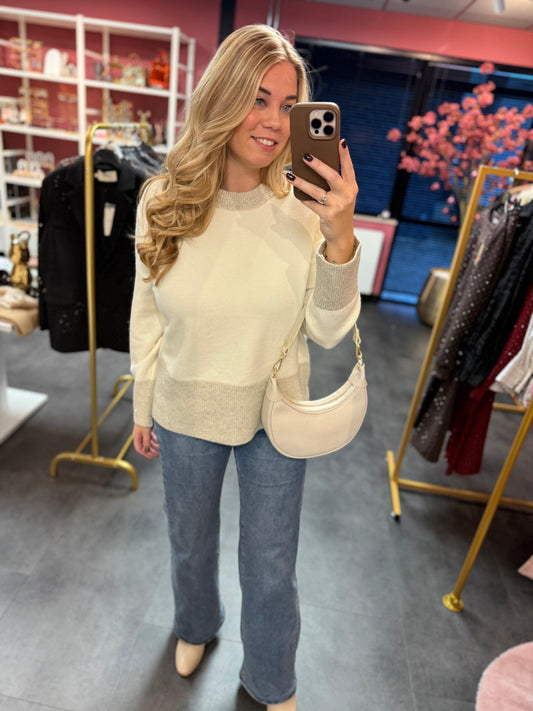 Trui Isa Crème en Champagne