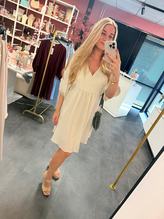 Jurk beige