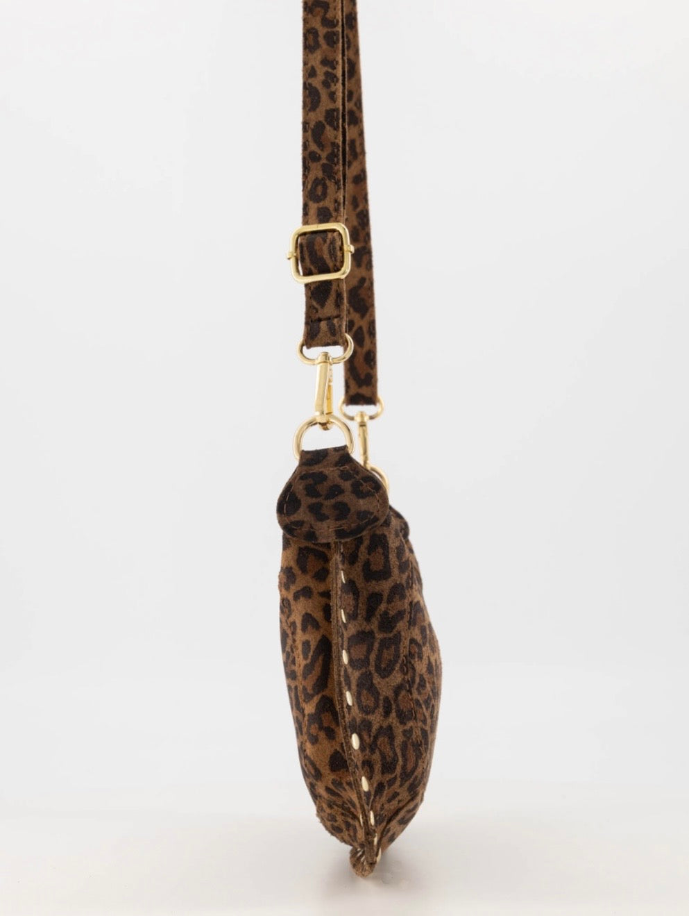 Dames tas Monica suede leopard