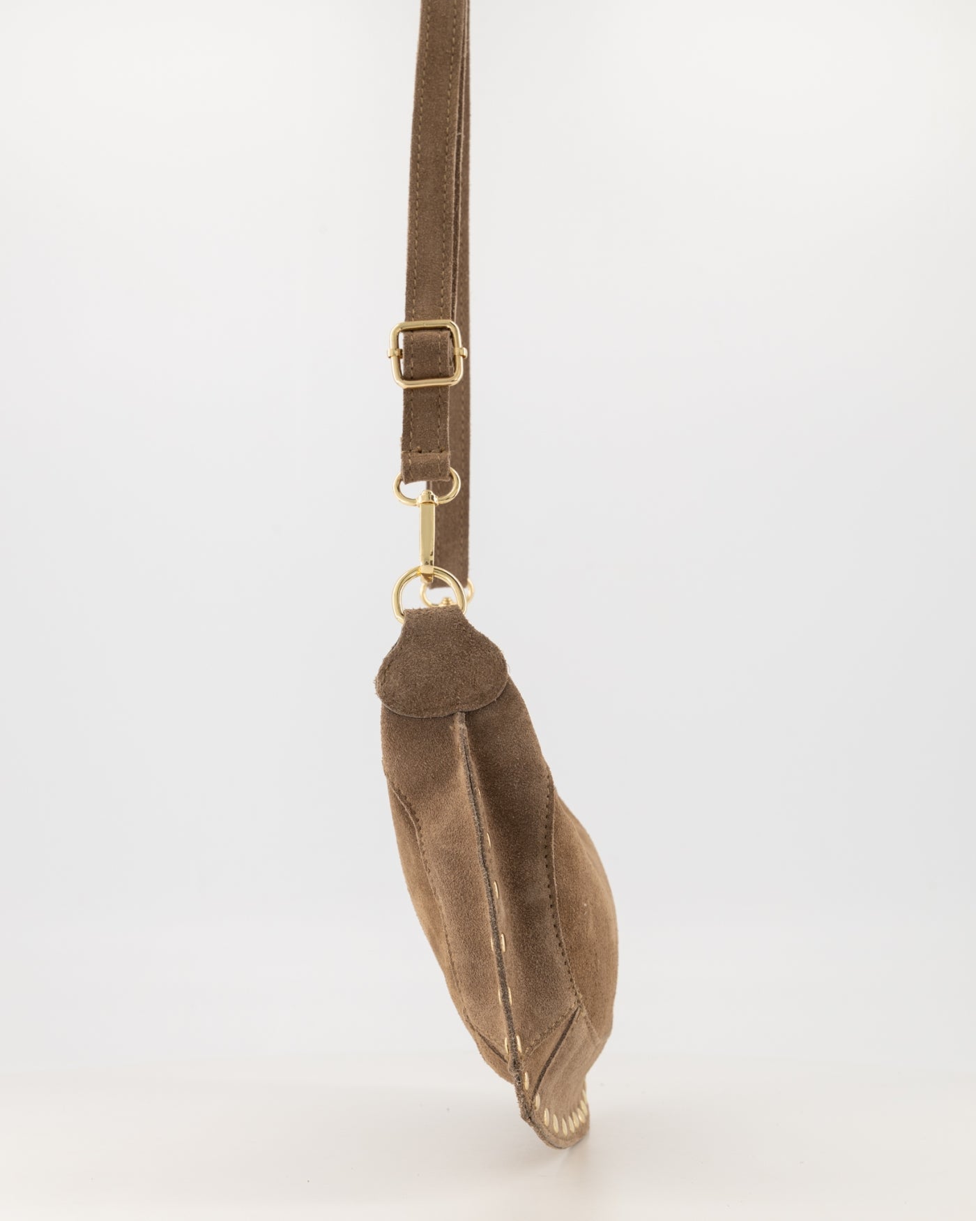 Dames tas Monica suede taupe