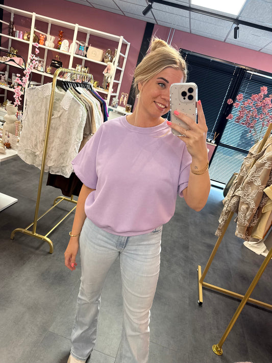 Sweater shirt lila