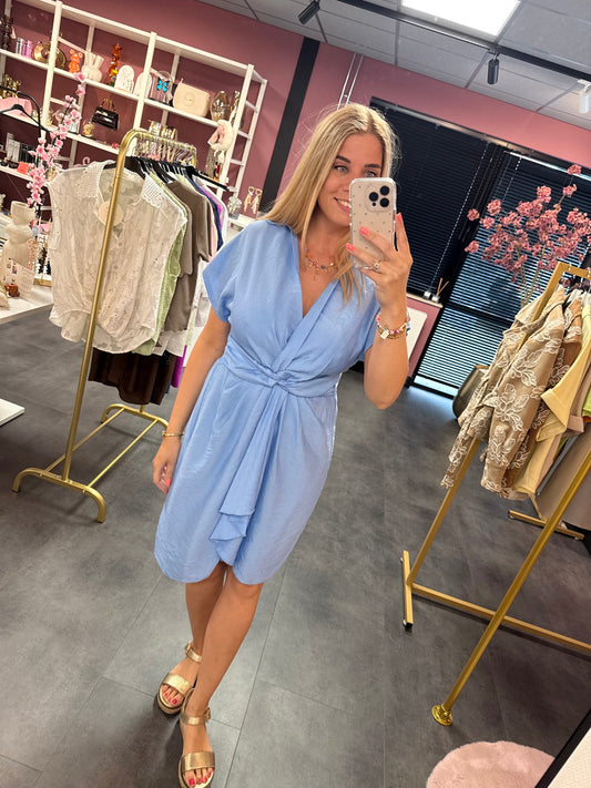 Zomers jurkje licht blauw