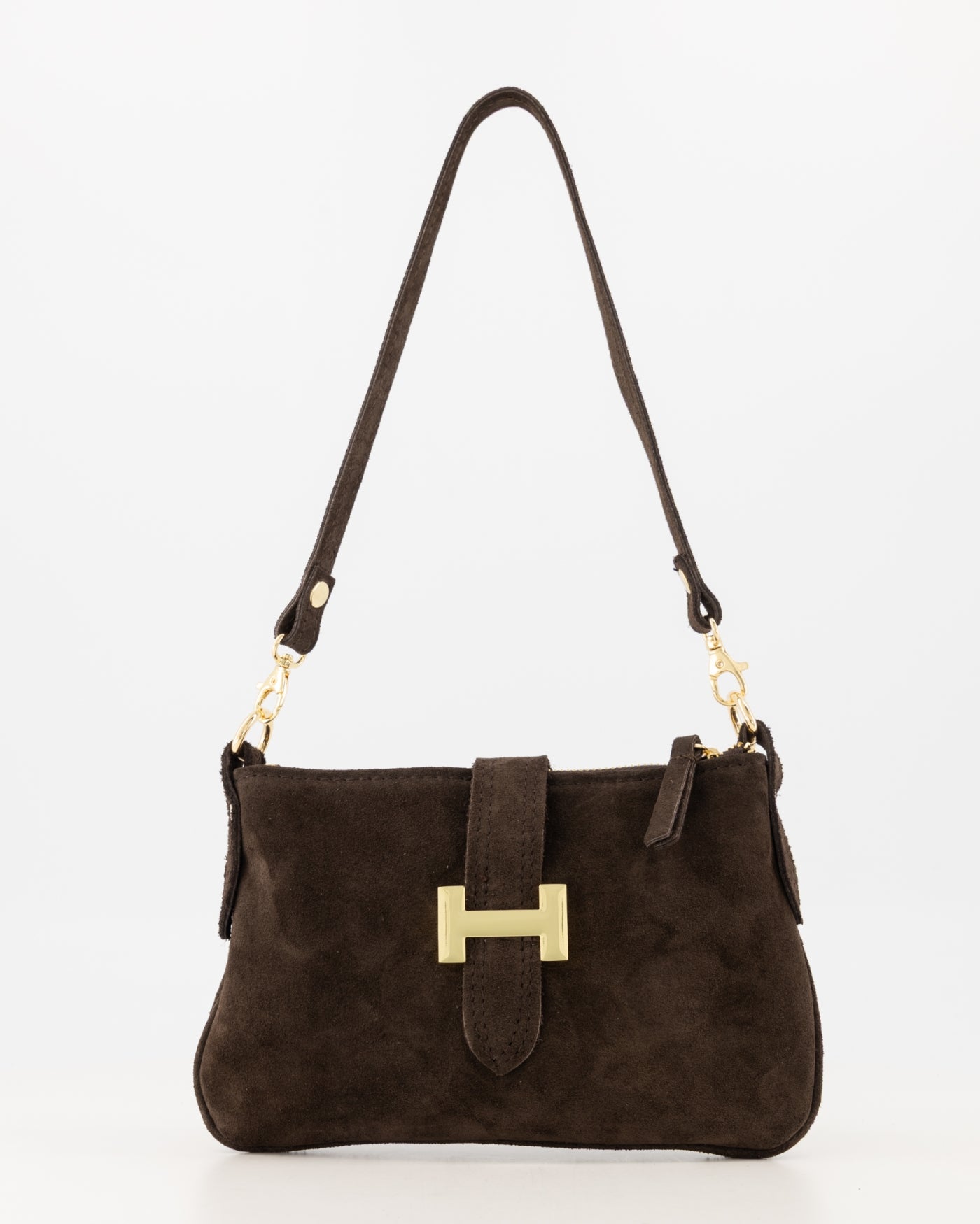 Dames tas Burnley donker bruin suede