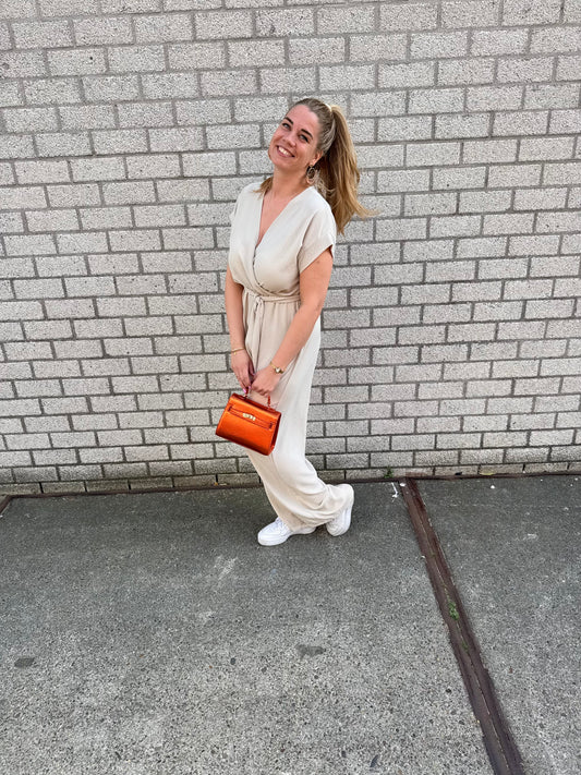 Jumpsuit beige
