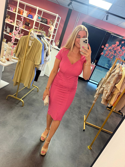 Stijlvolle Roze Zomerjurk voor Dames