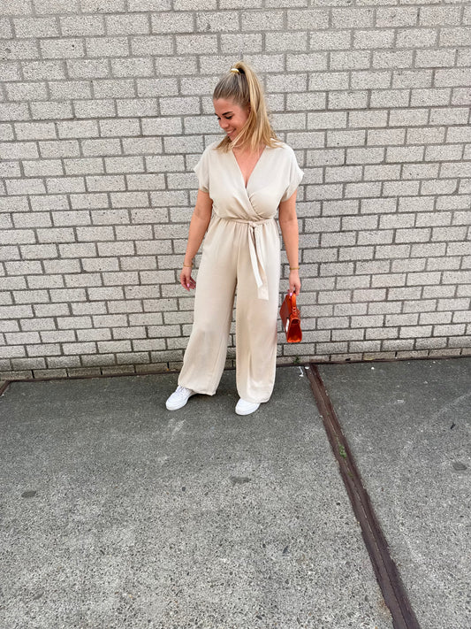 Jumpsuit beige