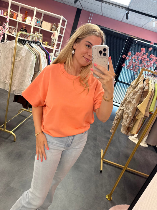 Sweater shirt peach