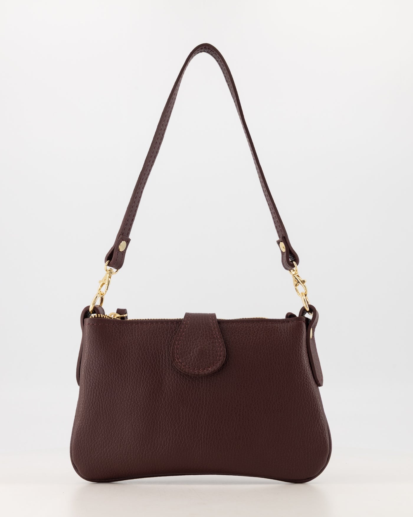 Dames tas Burnley leder - kleur bordeaux