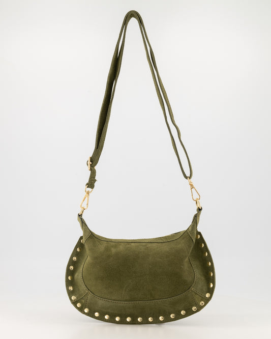 Dames tas Monica suede groen
