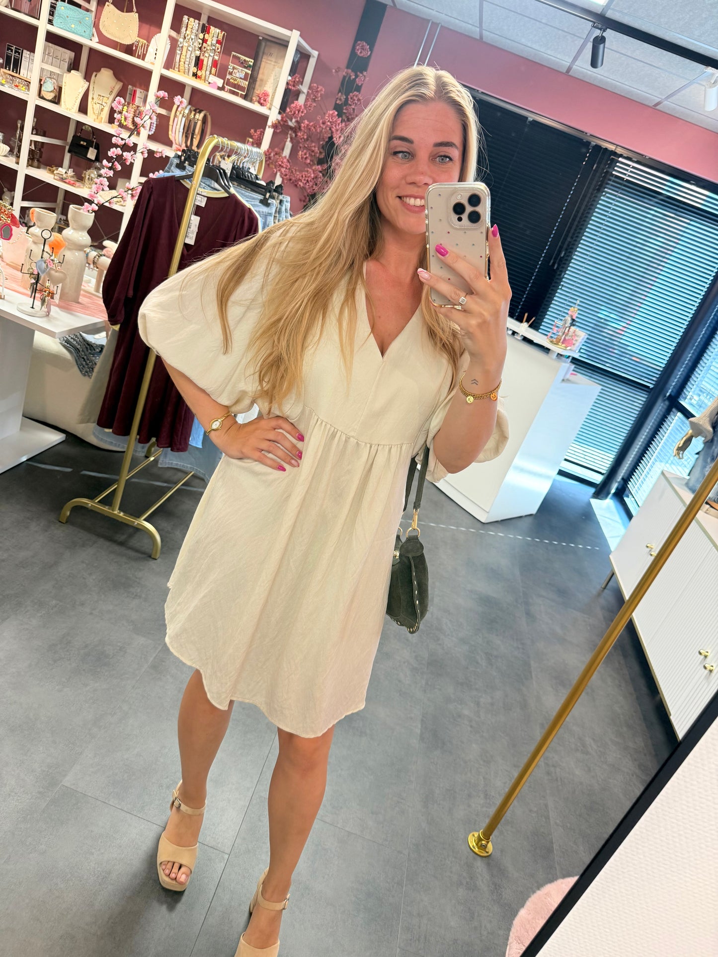 Jurk beige