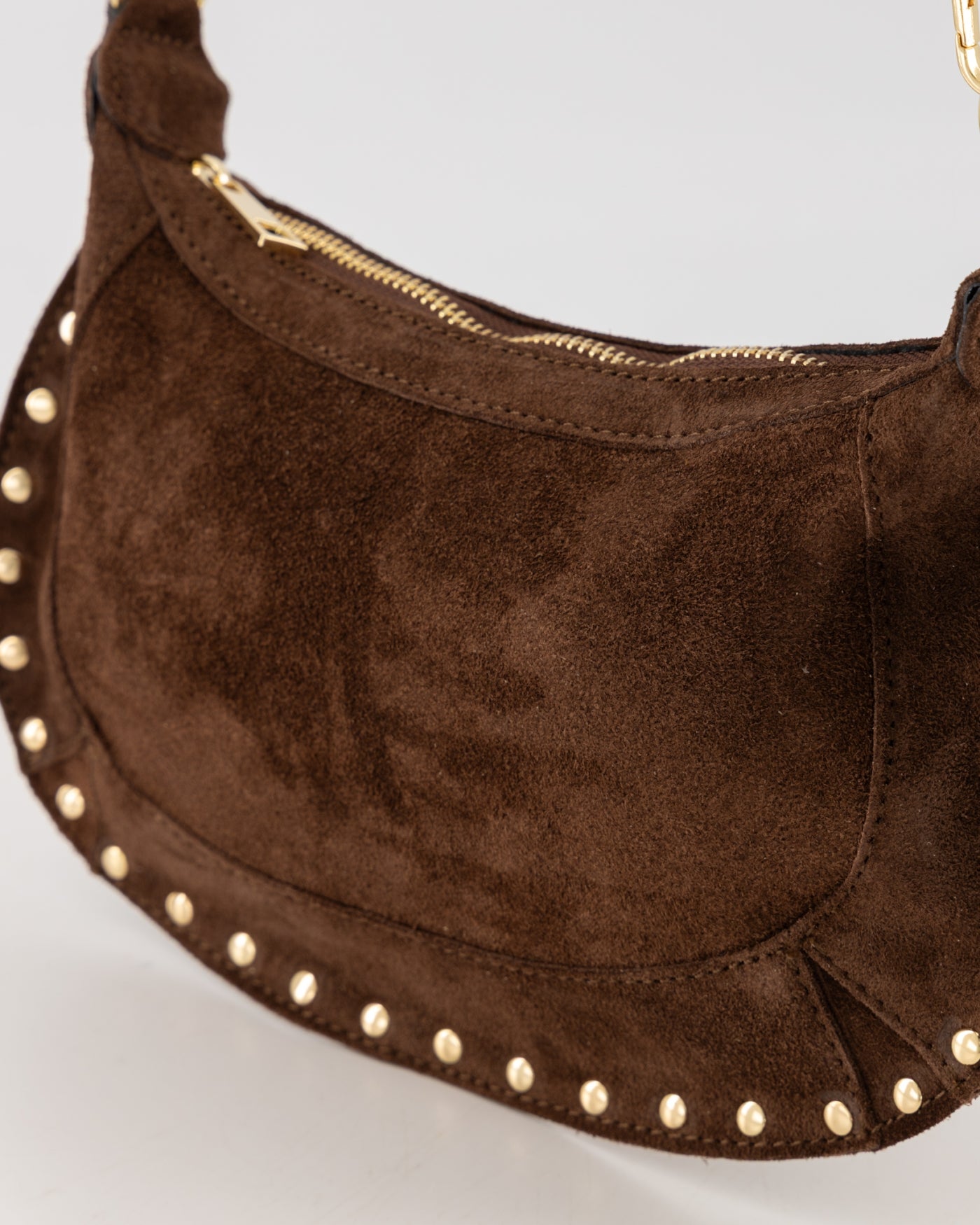 Dames tas Monica suede bruin
