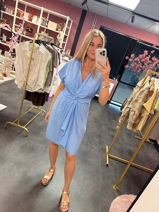 Zomers jurkje licht blauw