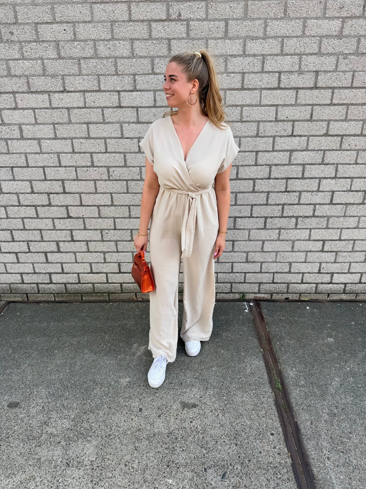 Jumpsuit beige