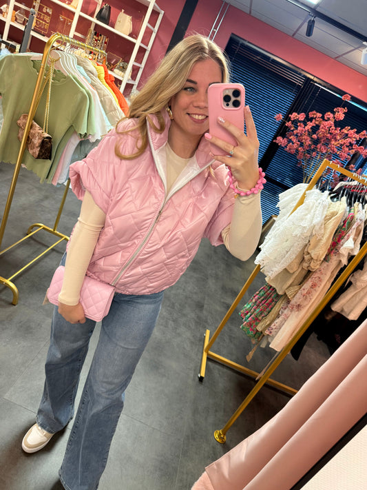 Bodywarmer roze