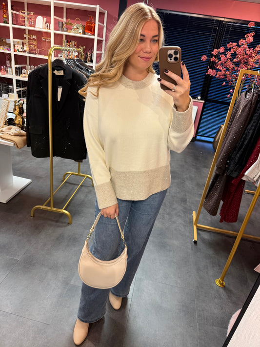 Trui Isa Crème en Champagne