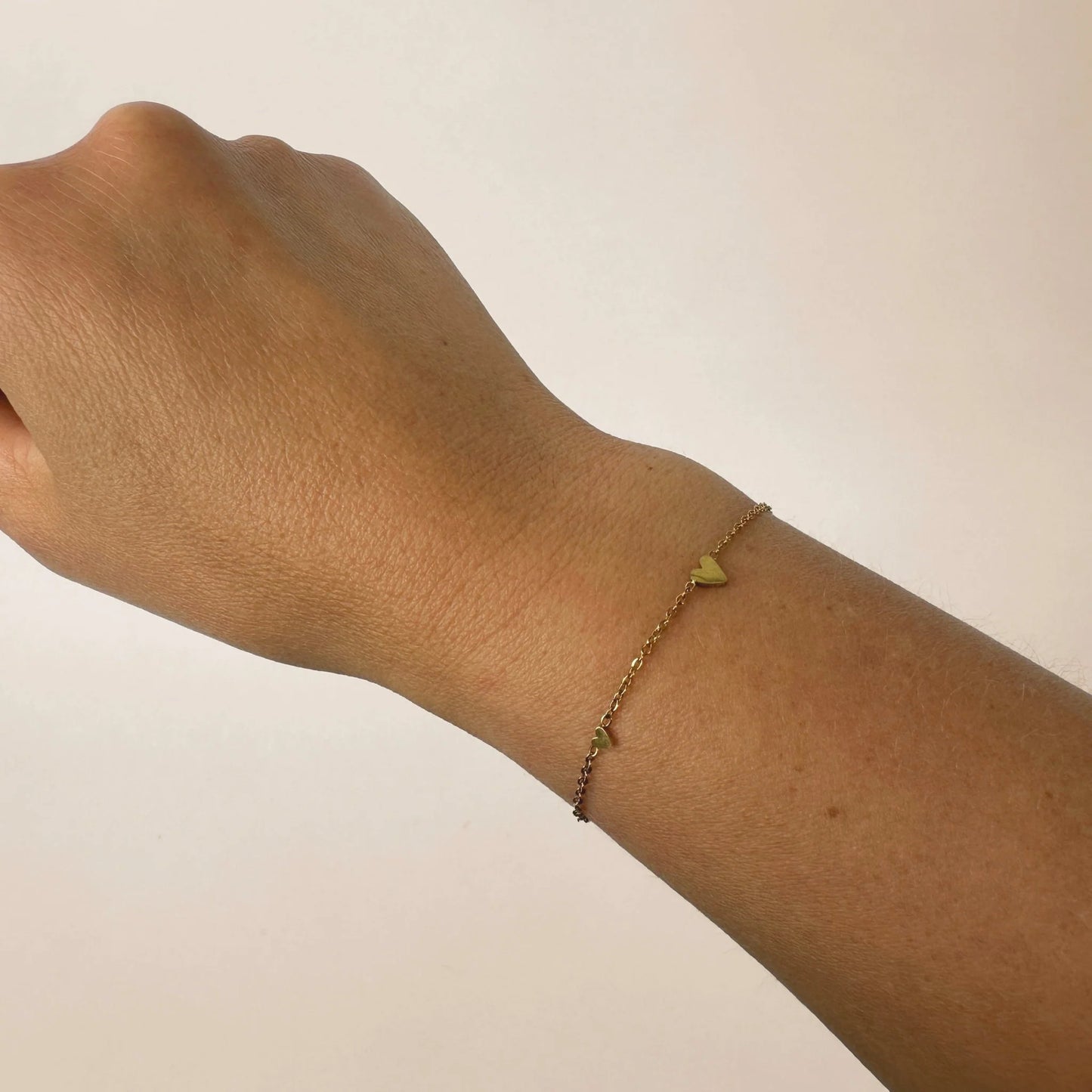 Luxe wenskaart gefeliciteerd met armband goud